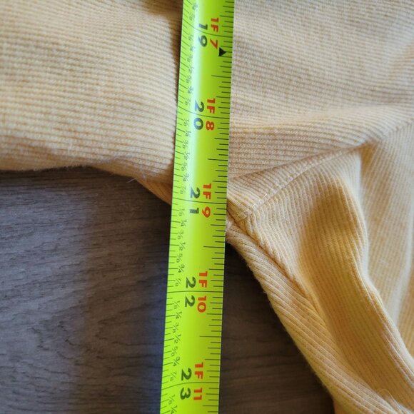 Talbots Womens Yellow Long Sleeve Cotton Shirt XL - Picture 5 of 5